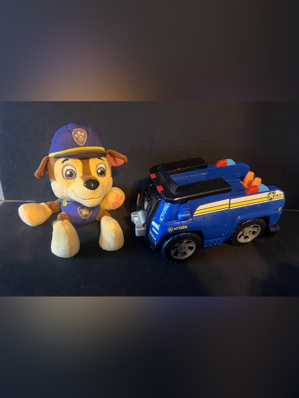 Paw Patrol Chase's Pop Out Police Cruiser Vehicle with Chase Plush Pal